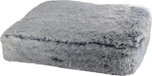 Cuscino Nobby comfort Nuru quadrato grigio, dimensioni: 80 x 60 x 18 cm