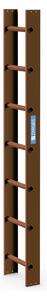 Scala da tetto 2,0 m color rame 7 pioli Z300 40397