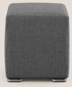 Cube pouf in tessuto morbido impermeabile T03 grigio