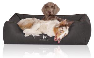 Letto ortopedico per cani Rockland in Pelle finta XL nero