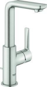 Grohe Lineare Mitigeur monocommandé pour lavabo, L-Size, vidage à tirette, orientable, saillie 113mm, 23296DC1, 23296DC1