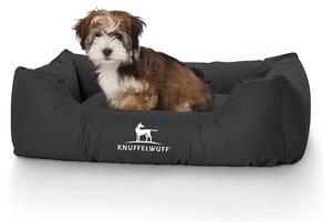 Cuccia per cani Knuffelwuff Finlay in tessuto di nylon M-L 85 x 63 cm Nero