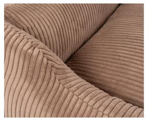 Cuccia per cani Knuffelwuff in velluto a coste con carattere intrecciato a mano Olivia M-L 85 x 63 cm Marrone