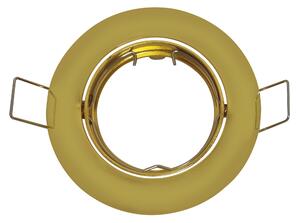 Ghiera per faretto da incasso orientabile tondo Taurus Round in Metallo oro, diam. 8.4 cm GU5.3GU10 MAX-W IP20