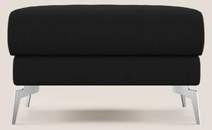 Star Pouf con piedini alti in microfibra impermeabile T11 nero