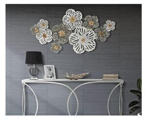 Pannello in metallo dal design che richiama la natura LORY, in 3D sono il nuovo trend Dimensioni 140x10x h 74,5 cm per decorare le tue pareti