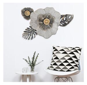 Pannello in metallo dal design che richiama le foglie e la natura EDY -B , in 3D sono il nuovo trend Dimensioni 74,9x7x h 47,6 cm per decorare le tue pareti