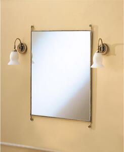Specchio da bagno rettangolare con Cornice Bronzo LINEA RETRO' Dimensione 61x2 x h 90 cm finitura bronzo vintage