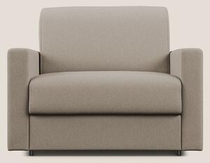 Chris poltrona letto in tessuto impermeabile T13 beige