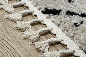 Tappeto, tappeti passatoie BERBER TETUAN B751 zigzag crema - per il soggiorno, la cucina, il corridoio