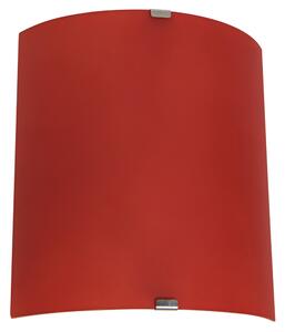 Applique pop Basic rosso, in vetro, 19 x 22 cm, INSPIRE