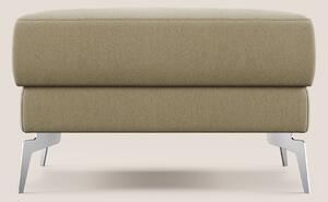 Star Pouf con piedini alti in tessuto smacchiabile T05 cammello