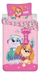 Biancheria da letto per bambini in microfibra per letto singolo 140x200 cm Paw Patrol – Jerry Fabrics