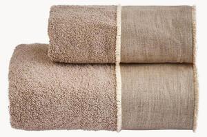 Set di 2 asciugamani in cotone Nicol