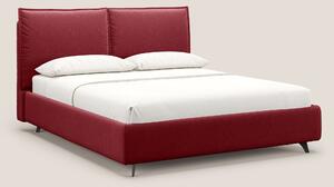 Nives letto imbottito contenitore sfoderabile in microfibra velluto im