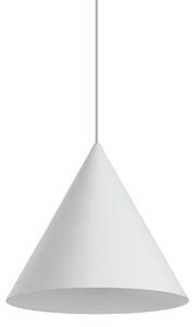 Sospensione Industrial-Minimal A-Line Metallo Bianco 1 Luce E27