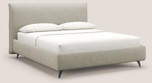 EROS letto imbottito in piuma con vano contenitore in pregiato e fresc