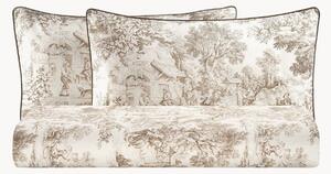 Set di biancheria da letto in percalle di cotone Toile