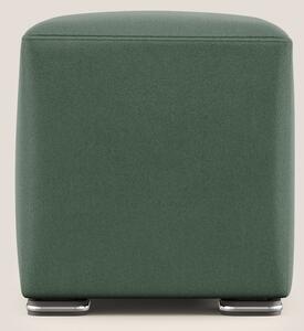 Cube pouf in microfibra smacchiabile T11 verde