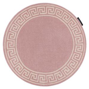 Tappeto HAMPTON Grecos cerchio rosa