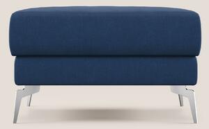 Star Pouf con piedini alti in microfibra impermeabile T11 blu