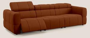 Giotto Divano modulare a 3 sedute con opzione relax elettrico in micro