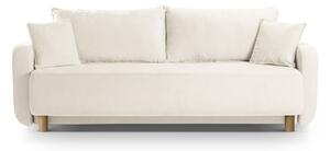 Divano color crema allungabile con contenitore 231 cm Elen – Micadoni