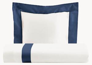 Set biancheria da letto in flanella di cotone Sharon, set da 2
