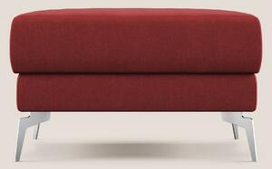 Star Pouf con piedini alti in microfibra impermeabile T11 rosso
