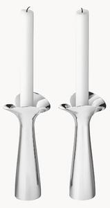 Set di 2 candelabri in acciaio inossidabile Bloom