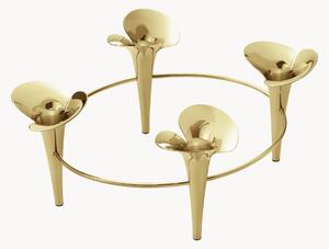 Portacandele in acciaio inossidabile Bloom, 4 candele