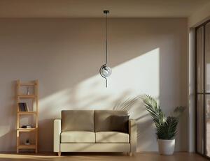 Lampada a sospensione NEVA nera 1xE14x15W in metallo, dimensioni: 100x16x16 cm, IP20, Kaja