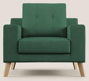 Danish poltroncina in tessuto morbido impermeabile T02 verde