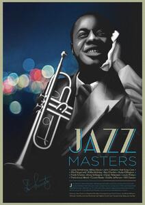 Stampa d'arte Legend Series- Jazz, Fadil, (30 x 40 cm)