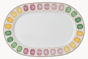 Piatto da portata in porcellana Swarovski Idyllia
