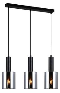 Italux Sardo lampadario moderno nero PND-5581-3-BK+SG