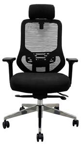 JAN NOWAK Sedia da ufficio ergonomica con rivestimento in rete Poltrona direzionale in rete AXIS, nera
