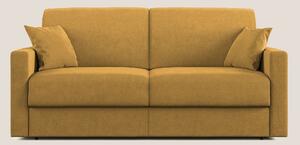 Chris Divano letto in microfibra smacchiabile T11 giallo