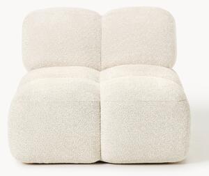 Modulo centrale in teddy bouclé Tayla