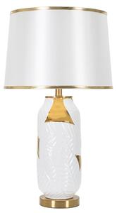 Mauro Ferretti lampada da tavolo in Vetroceramica E27 Ø 40x70 cm bianco oro