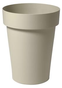 Vaso My Mood in plastica colore bianco pietra H 45 cm, Ø 35 cm