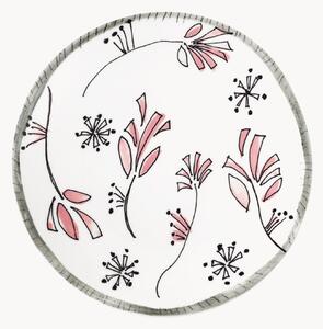 Set di 2 piatti da colazione Fiore Rosa