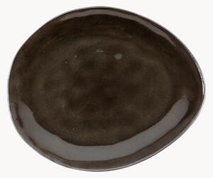 Set di 2 piatti da torta ovali Pure