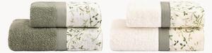 Set di 4 asciugamani in cotone Ivy