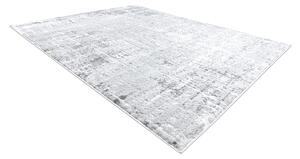 Tappeto MEFE moderno 8722 Linee vintage - Structural due livelli di pile grigio / bianca