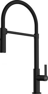 Franke Miscelatore Cucina Maris Stripes Semi-Pro Nero Opaco