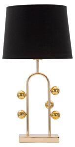 Mauro Ferretti lampada da tavolo bolla E27 Ø 32,5x61 cm nero oro