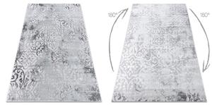Tappeto MEFE moderno 8724 Ornamento vintage - Structural due livelli di pile grigio