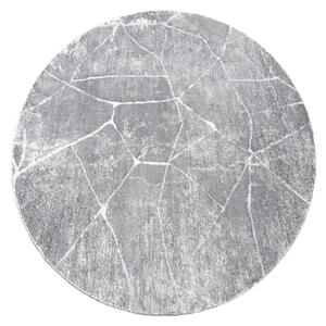 Tappeto MEFE moderno Cerchio 2783 Marmo - Structural due livelli di pile grigio