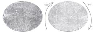 Tappeto MEFE moderno Cerchio 2783 Marmo - Structural due livelli di pile grigio
